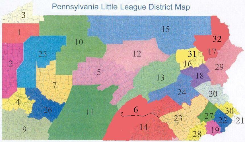 district pennsylvania little league map administrators administrator mouse name over